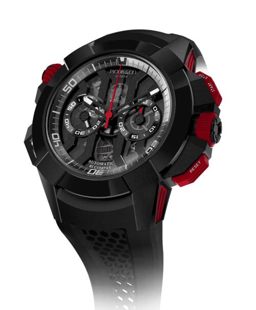 Jacob & Co EC313.21.SB.BB.B Epic X Chrono Black Titanium replica watch